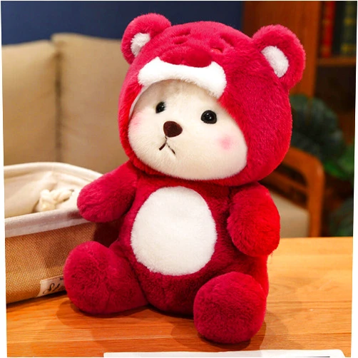 Ryttir 15.7 Inch 15% Chubbier Big Bear Stuffed Animal,Soft Weighted Bear Plush Stuffed Bear Pillow for Kids and Adults - Perfect Bear Gifts for Cuddling and Room Decoration
