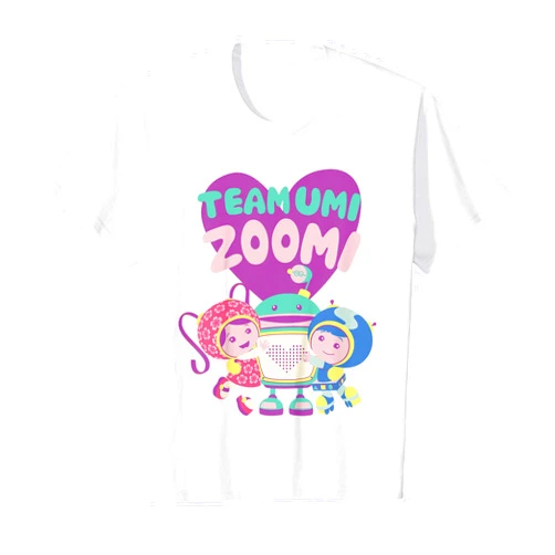 Nickelodeon Team Umi Zoomi Robot Hug And Hearts T-Shirt T-Shirt