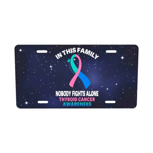 YOLADSUME Thyroid Cancer Awareness Fight Ribbon 6