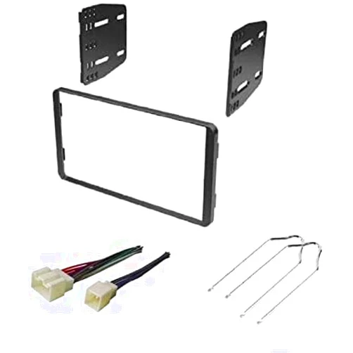 ASC Audio ASC Car Stereo Radio Install Dash Kit, Wire Harness, and Radio Tool to Install a Double Din Aftermarket Radio for select Ford Lincoln Mazda Mercury Vehicles - Compatible Vehicles Listed Below