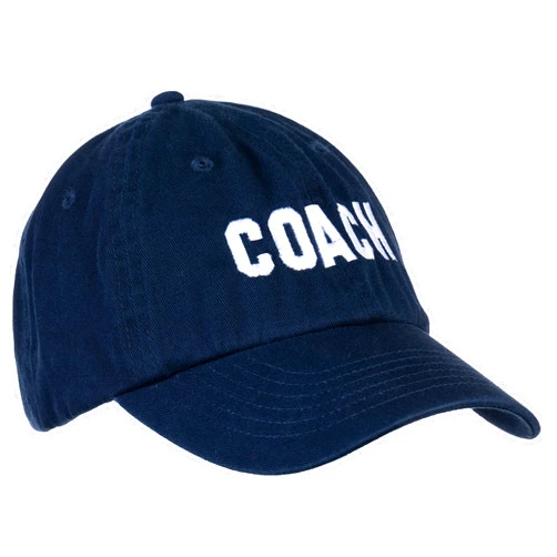 Ann Arbor T-shirt Co. Coach | Coaching Baseball Hat - Royal Blue, Red, Green, Navy, Black Men Women Cap