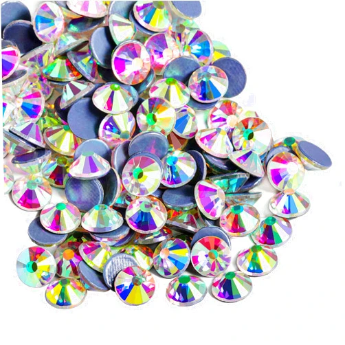 Beadsland Hotfix Rhinestones, 144pcs Flatback Crystal Rhinestones for Crafts Clothes DIY Decoration, Crystal AB, SS40, 8.3-8.6mm