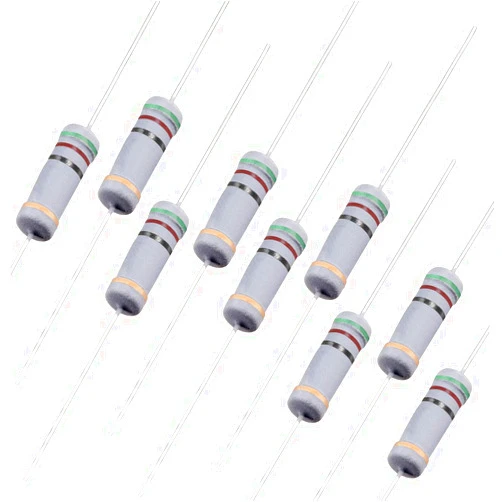 uxcell 100Pcs 51 Ohm Resistor, 1W 5% Tolerance Carbon Film Resistors, 4 Bands for DIY Electronic Projects and Experiments