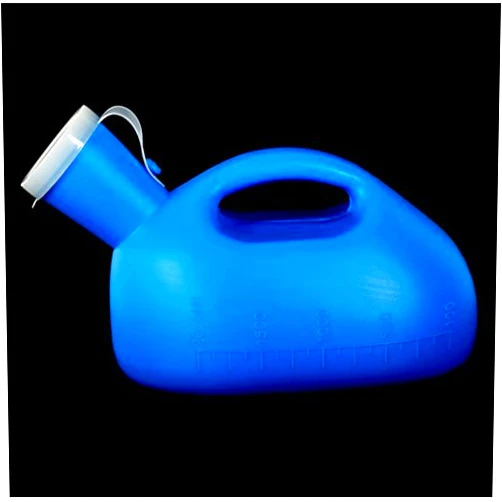 SNANA Dasiter 2000ML Male Urine Bottle with Cover Urine Collector Container Incontinence Pee Bottle Mobile Urinal