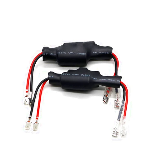NSKANQI 2PCS High power H1 H3 Anti-Flicker Bulbs Resistor Decoder Warning Error Canceller LED Headlight fog light Canbus 120W (H1 H3)