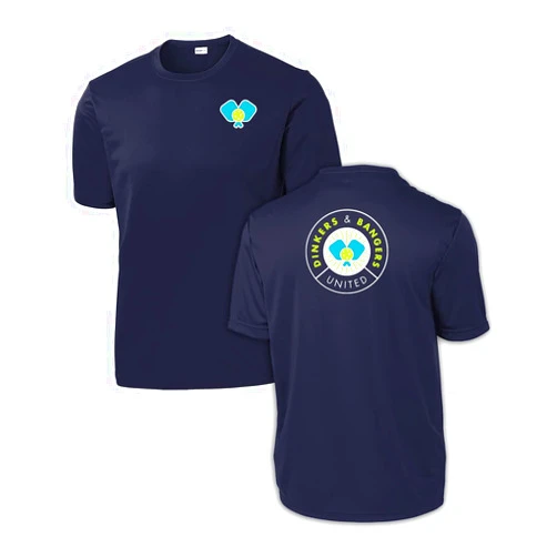 Dinkers & Bangers United™ - Men's Pickleball Performance T-Shirt - 2 Sided