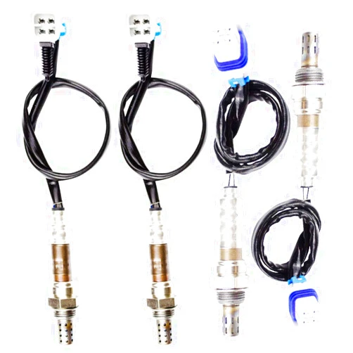 Higherbro 4x Oxygen O2 Sensor for 2008 2009 2010 2011 2012 2013 Chevrolet Silverado 1500 4.8L/5.3L/6.0L/6.2L Upstream + Downstream Upper Lower