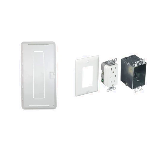 On-Q Legrand - OnQ 30 Inch Media Enclosure and Duplex Outlet Kit