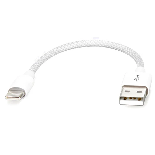 Smays short 6 inch USB C cable, USB A to C charger cord braided