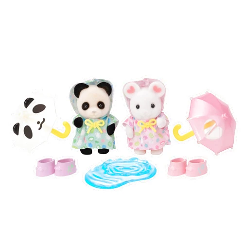Calico Critters Nursery Friends - Rainy Day Duo