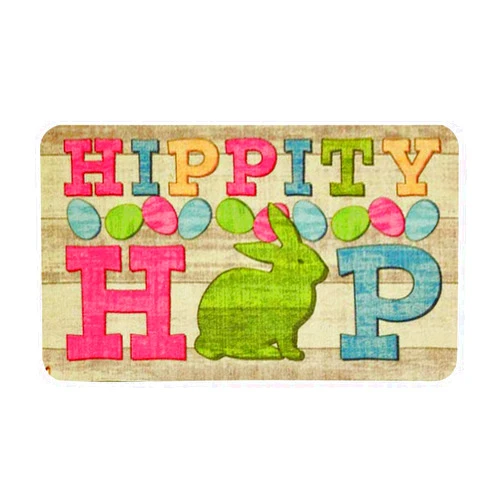 EDCRF Room Decor Easter Coir Door Mat Spring Door Mats Inside Floral Doormat Heavy Easter Candy Deals Cheap