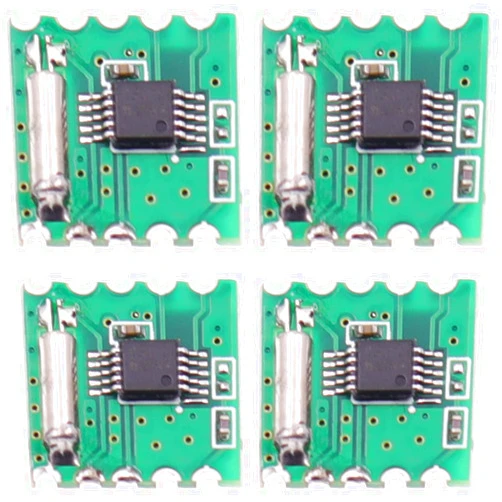 Aihjcnele 4pcs RDA5807M FM Stereo Module RRD-102 Ver2.0 DC 2.7V~3.6V RRD-102V2.0 RDA5802M Mini Size Low Power Consumption Stereo Board (RDA5807)