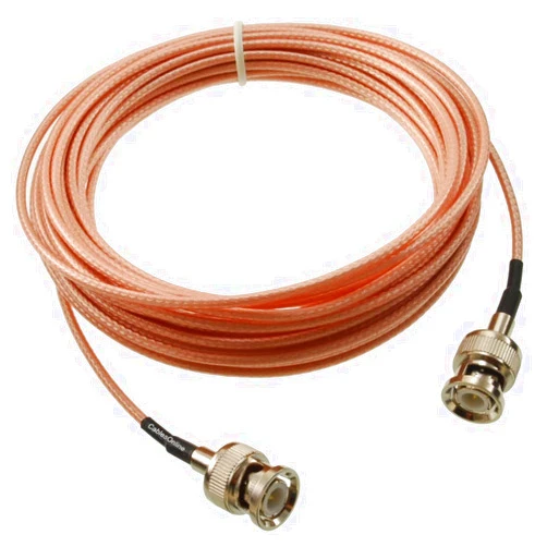 CABLESONLINE.COM ATLANTIC COMPUTERTECH CablesOnline, 15ft. BNC Male to BNC Male RG316 Coax Low Loss Cable, RF-BC115