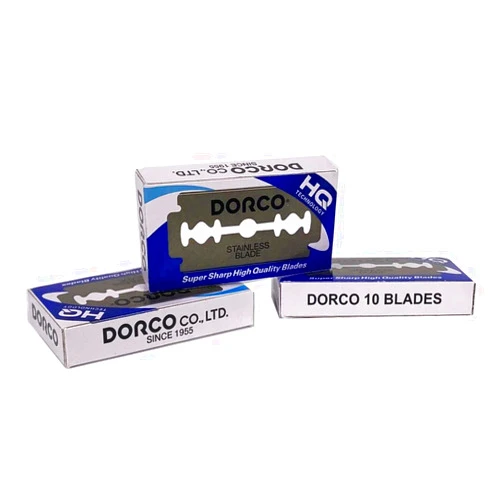 Dorco ST300 Platinum Extra Double Edge Razor Blades - 100 blades | 10x10