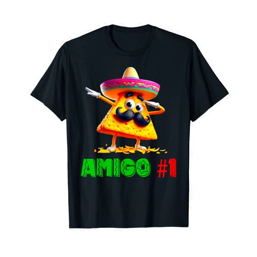 Bhgytec The 3 Three Amigos Cinco De Mayo Amigo #1 Group Matching T-Shirt