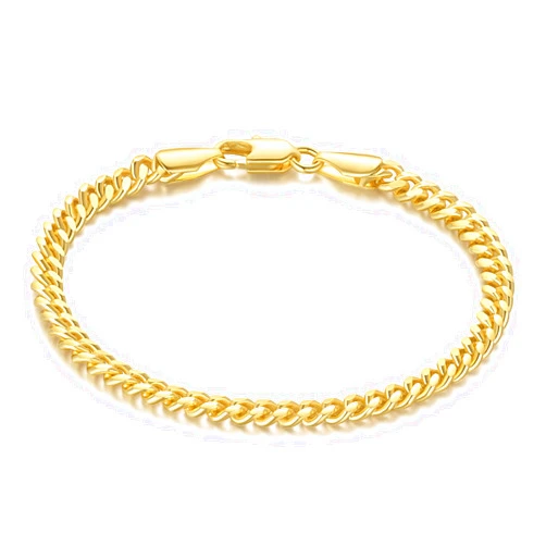 KYAYE Gold Bracelets for Men Cuban Link Chain for Men Dainty Gold Bracelets for Men Cuban Link Bracelet Gifts for Men 6.5/7/7.5/8/8.5in