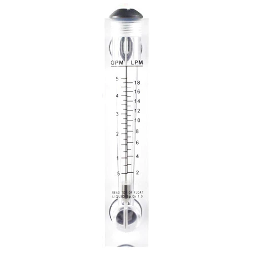 YS0911 Water Flow Meter Panel Mount Type Flowmeter M-15 0.5-5GPM 2-18LPM Water Flow Meter Panel Mount