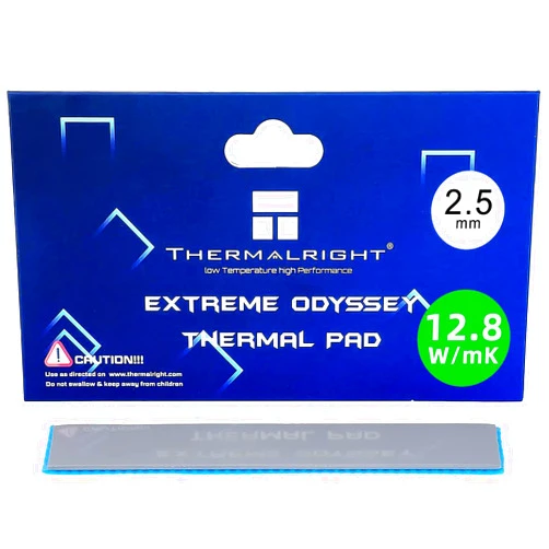 WENDU Thermal Pad 2.5mm 12.8 W/mK, 120x20x2.5mm, High-Temperature Resistance Heat Resistance Non-Conductive,Silicone Thermal Pad for PC Heatsink M.2/SSD/NVME/GPU/CPU/LED