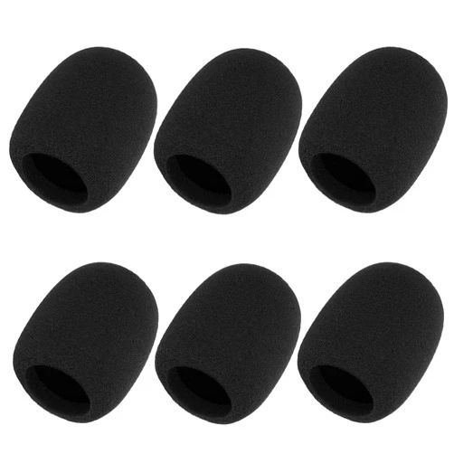 YOCAGO 6 Pack Micphone Foam Covers Handheld Mic Windscreen Pops Filter