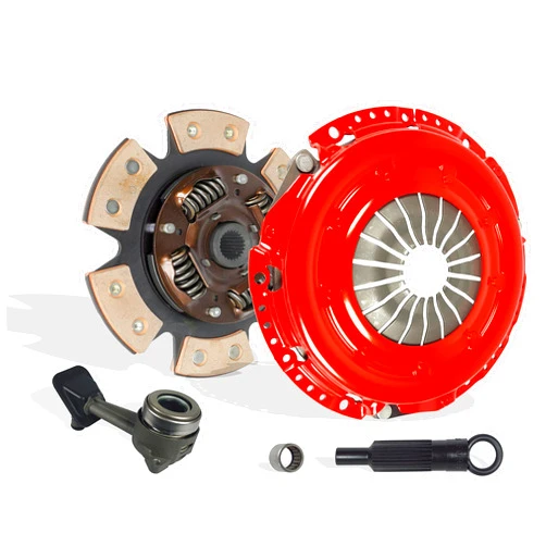 SOUTHEASTCLUTCH Clutch And Slave Kit Compatible With Cylinder Focus Base SE S2 ZTS ZTW ZX3 ZX5 Sony Limited Edition Manual Mid High 2000-2004 2.0L L4 GAS DOHC (6-Puck Clutch Disc Stage 3; 07-164RCBS)