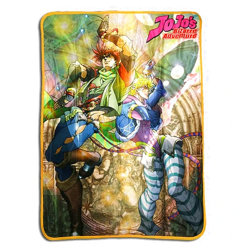 Great Eastern Entertainment JoJo's Bizarre Advanture- Group Sublimation Throw Blanket