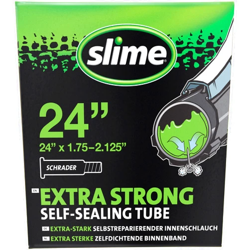 Slime 30049 Bike Inner Tube with Slime Puncture Sealant