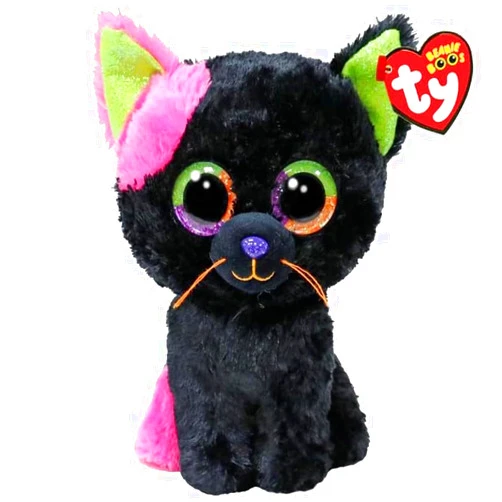 Yuanpulalala Beanie Boo Licorice Black Cat Plush (6inch)