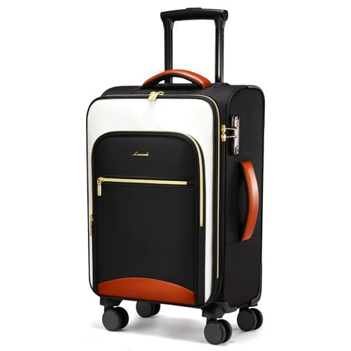 LOVEVOOK Carry On Luggage 22x14x9 Airline Approved, 20 Inch Softside Suitcases with Wheels, Lightweight Spinner Carry on Suitcase with TSA Lock, Water-Resistant Large Capacity Luggage for Travel