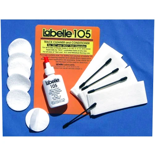 Labelle 105 All Scale Track Conditioner with Pads - 1/2oz 14.8mL