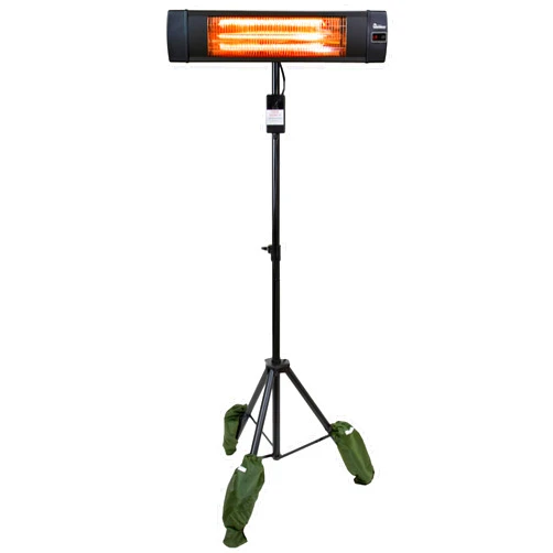 DR. INFRARED HEATER Dr Infrared Heater DR-338 Carbon Infrared Patio Heater with Tripod, Black, 23x40 Inches