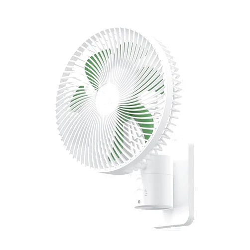 LEMOISTAR 8 Inch Small Wall Mounted Fan with Remote Control, 90°Oscillating, 4 Speeds High Velocity, Timer, Adjustable Tilt, 70Inch Cord Ultra Quiet, for RV Bedroom Home Office Carage-White