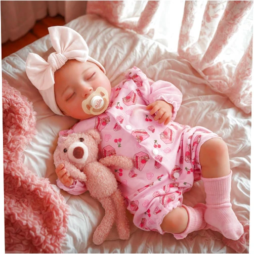 BABESIDE Lifelike Reborn Baby Dolls - Bella, 20-Inch Baby Feeling Realistic-Newborn Baby Dolls Cute Real Life Baby Dolls Sleeping Girl with Gift Box for Kids Age 3 +