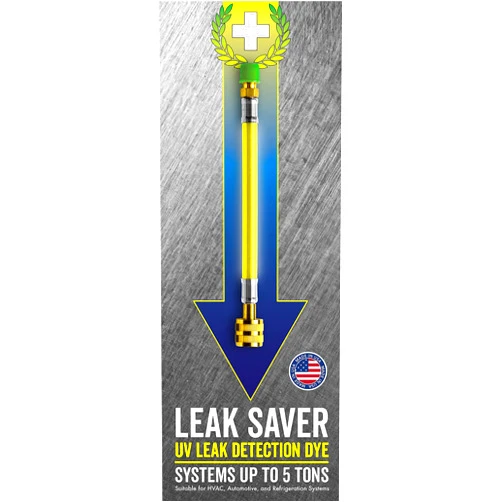 Leak Saver UV Dye (Dye Only, No Sealant) UV Refrigerant Leak Detection Dye for Automotive, Home, Commercial - Marine AC and Refrigeration up to 5 Tons