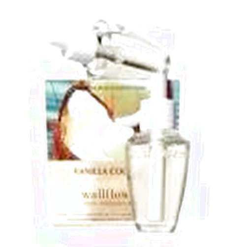 Bath & Body Works Vanilla Coconut Wallflowers Home Fragrance Refills, 2-Pack (1.6 fl oz total)