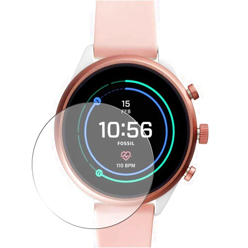 Film for FOSSIL Smartwatch FTW6022 [3 Pack] Synvy Screen Protector Film, compatible with FOSSIL Smartwatch FTW6022 Guard Skin [ Not Tempered Glass Protectors ]