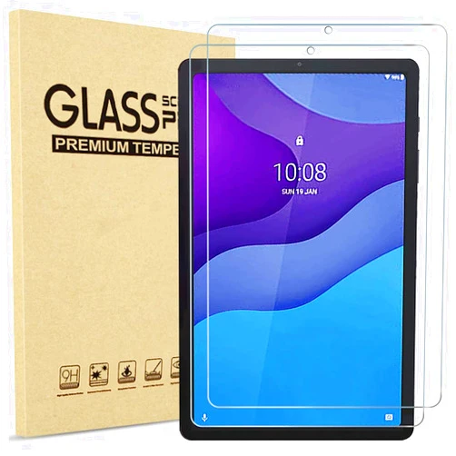 ProCase [2 Pack] Screen Protector for Lenovo Tab M10 HD 2nd Gen (TB-X306X) / Smart Tab M10 HD 2nd Gen (TB-X306F) 10.1 Inch 2020 Release, Tempered Glass Screen Film Guard Screen Protector –Clear