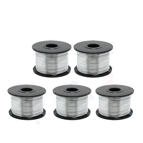 MYLTW 5 Rolls Rebar Tie Wire Coil,Rebar Wire Tie Tool,1/32