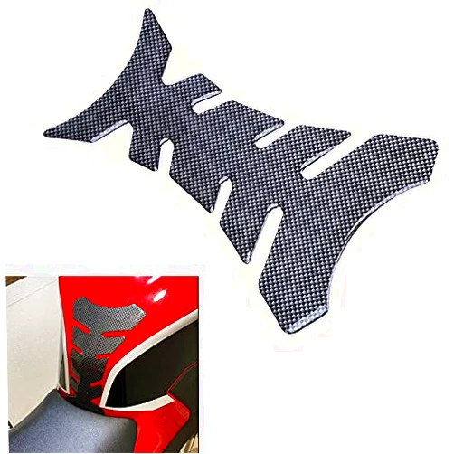 WYNMOTO Carbon Fiber Look Powersports Gas Tank Protectors for Motorcycle - Gas Oil Fuel Tank Sticker Protector Decals Stickers Tank Pad Protector Motorcycle Stickers