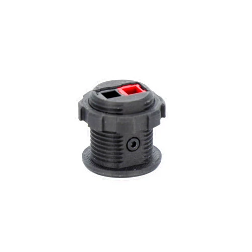 Generic Carbon Composite Panel Mount Adapter w/Backside Nut for Anderson Powerpole (No Connecter)