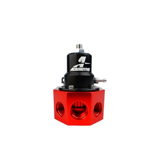 Aeromotive 13202 A2000 Return Style Bypass Carbureted Fuel Pressure Regulator, Adjustable, 2-20 PSI, 4-Port