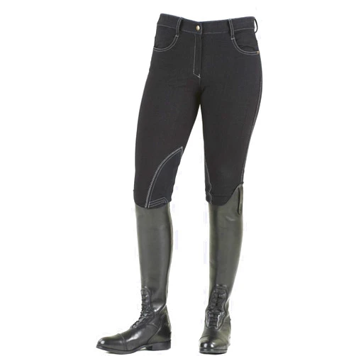 Ovation Women's Comfortable Equestrian Horse Riding Softflex Euro Melange Full Seat Breech