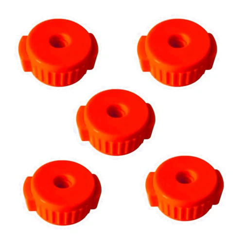 TUOREN 5 Packs Quick Release Clamp 6-8mm for Cymbal Jazz Drum Parts Accessories (Red)