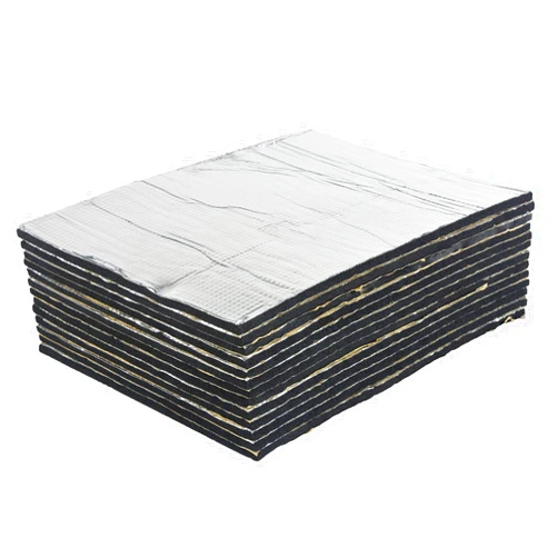 AggSound 236mil 18sqft Thickened Car Sound Deadener Hood Firewall Heat Shield Insulation Pad Automotive Sound Deadening Mat Aluminum
