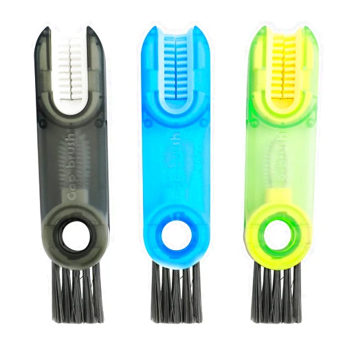 Ripakiya 3Pcs Multifunctional Cleaning Brush 3 in 1 Magic Brush for Cleaner Water Bottle Cup Lid Travel Bottle Clean Kit Home Kitchen Cleaning Gadget