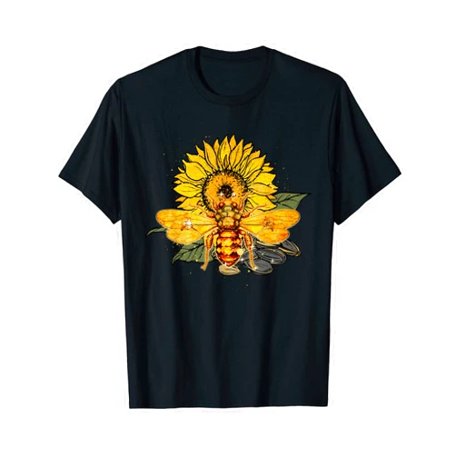 Beekeeper Sunflower Springtime Save The Bee Honeybee Flower T-Shirt