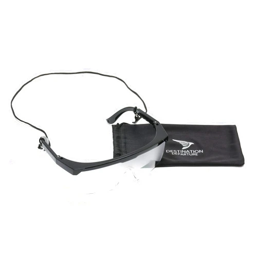 Destination Departure IFR View Limiting Device Instrument Training Aviation Foggles Hood Covering Adjustable Frosted Polycarbonate Lenses Instrument Meteorological Conditions Approach Glasses