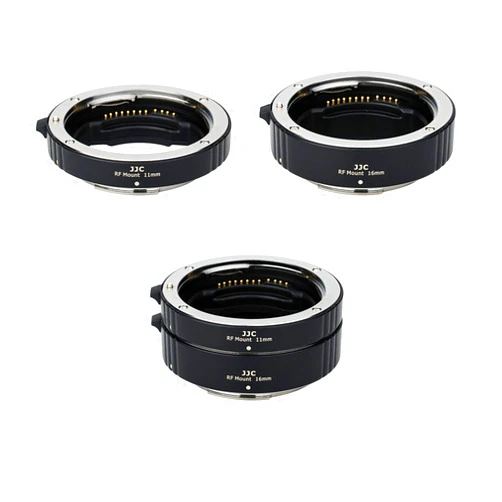 JJC RF Mount Auto Focus Macro Extension Tube Ring Set for Canon EOS R R3 R5 Mark II R6 Mark II R5 R6 R7 R8 R10 R50 RP R100 Mirrorless Camera and Canon RF Mount Lenses, Great Tool for Macro Photography