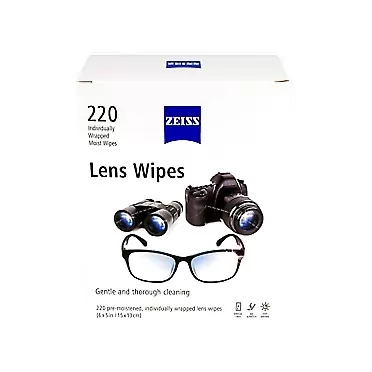 ZEISS Lens Wipes, 220 ct. 3 Pack (660 Total) 220 Count (Pack of 3)