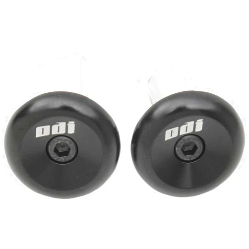 Old Dutch International ODI Bar End Plugs, Anodized Black Aluminum, 1 Pair