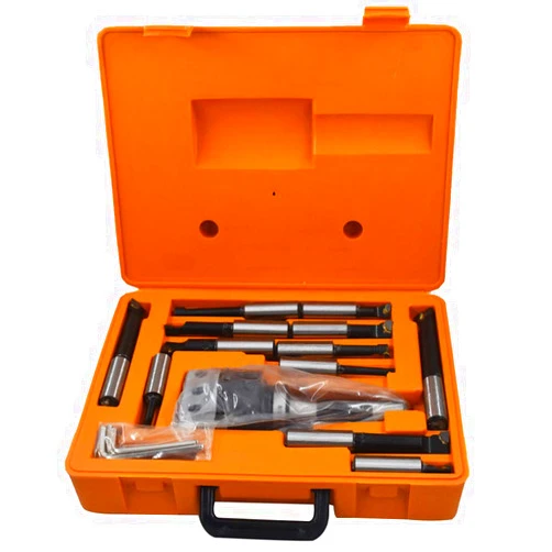 findmall 12Pcs 3 Inch Boring Head R8 Shank 3/4 Inch Carbide Boring Bar Boring Head Bar Milling Set